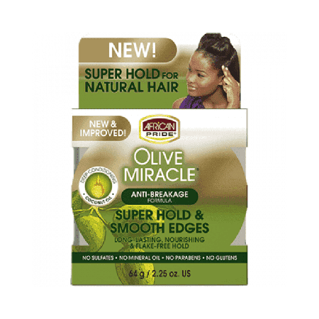 African Pride Olive Miracle Silky Smooth Edges 65gram