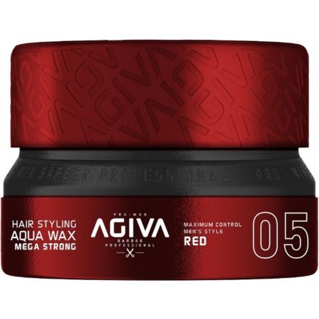 Agiva Hair Styling Aqua Wax Mega Strong - Red 155ml