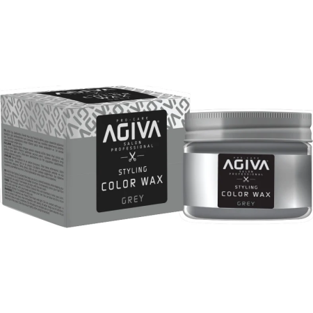 Agiva Hair Styling Color Wax - Grey 120ml