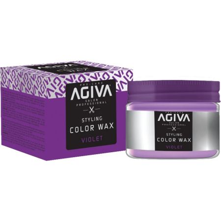 Agiva Hair Styling Color Wax - Purple 120ml