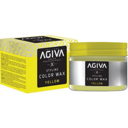 Agiva Hair Styling Color Wax - Yellow 120ml