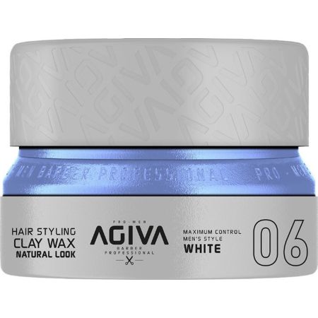 Agiva Hair Styling Clay Wax Natural Look - White 155ml