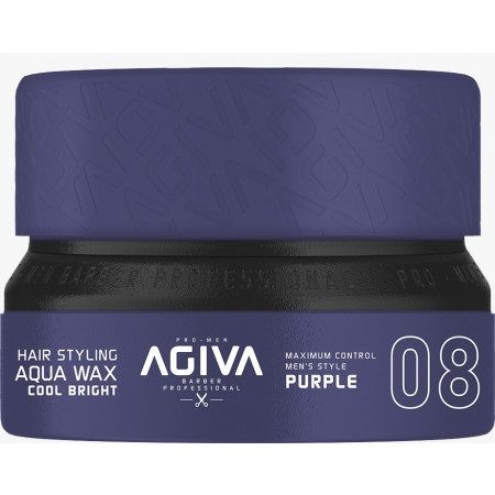 Agiva Hair Styling Aqua Wax Cool Bright - Purple 155ml