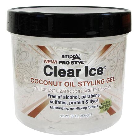 Ampro Clear Ice Coconut Oil Styling Gel  908gr