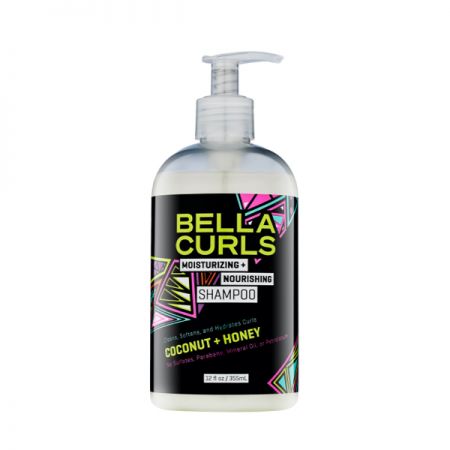 Bella Curls Moisturizing Nourishing Shampoo 12oz / 355ml
