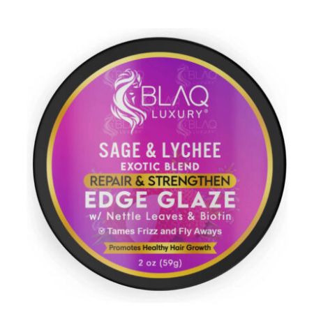 Blaq Luxury Sage & Lychee Repair And Strengthen Edge Glaze 59gram