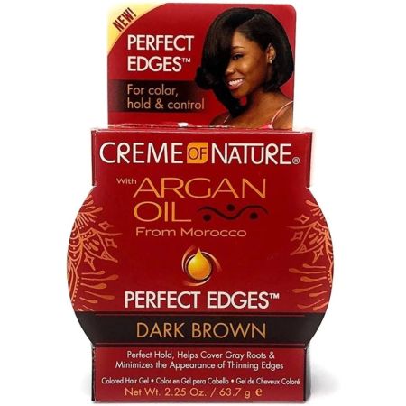 Creme of Nature Argan Oil Perfect Edges Dark Brown 63.7gr