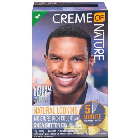 Creme of Nature Men's 5 Minute Hair Color - Natural Black