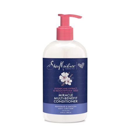 Shea Moisture Sugarcane Extract & Meadowfoamd Seed Miracle Conditioner 13oz