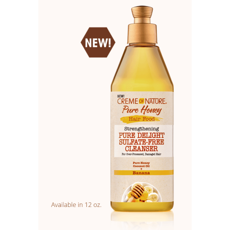 Creme of Nature Pure Honey Hair Food Bananna Cleanser 355ml