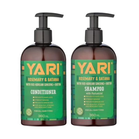 Yari Rosemary & Batana Conditioner & Shampoo Set van 2