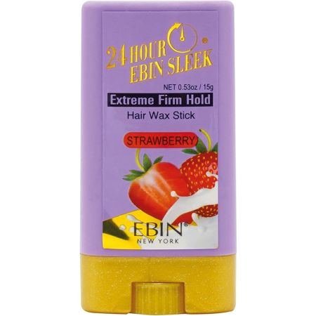 Ebin 24 Hour Edge Tamer Sleek Hair Wax Stick Strawberry 15g