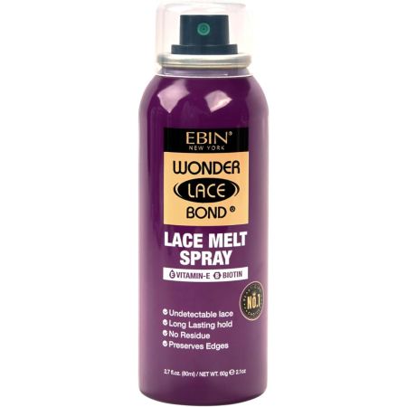 Ebin New York Wonder Lace Bond Lace Melt Aerosol Spray With Vitamin E And Biotin 80ml