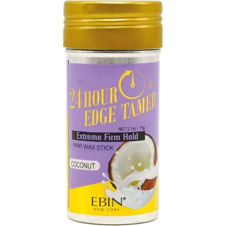 EBIN 24 Hour Edge Tamer Sleek Hair Wax Stick Coconut 75gr
