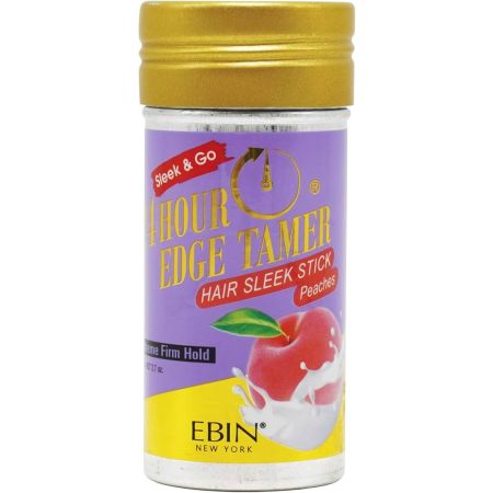 EBIN 24 Hour Edge Tamer Sleek Hair Wax Stick Peaches 75gr