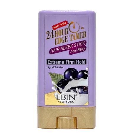 Ebin 24 Hour Edge Tamer Sleek Hair Wax Stick Acai Berry 15g