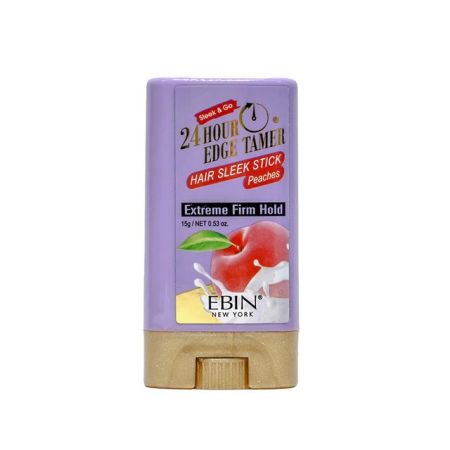 Ebin 24 Hour Edge Tamer Sleek Hair Wax Stick Peaches 15g