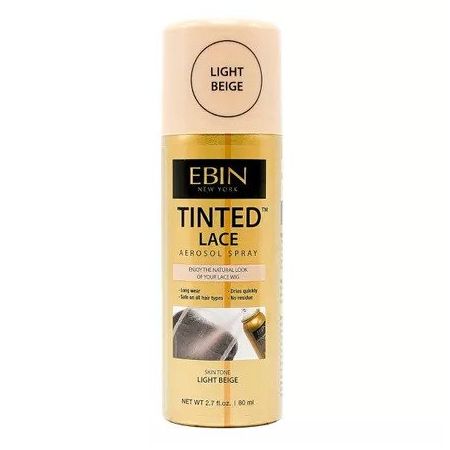 Ebin Tinted Lace Spray Light Beige 80ml