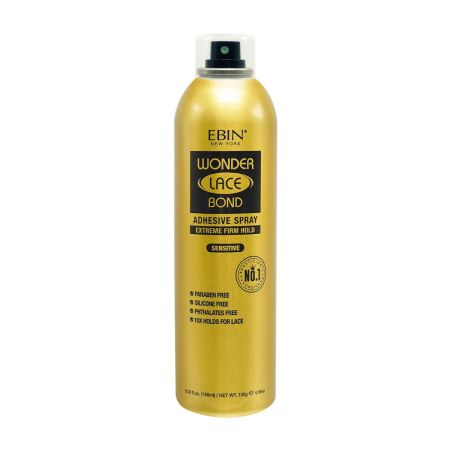 Ebin Wonder Lace Bond Spray Extreme Firm Hold Sensitive 180ml