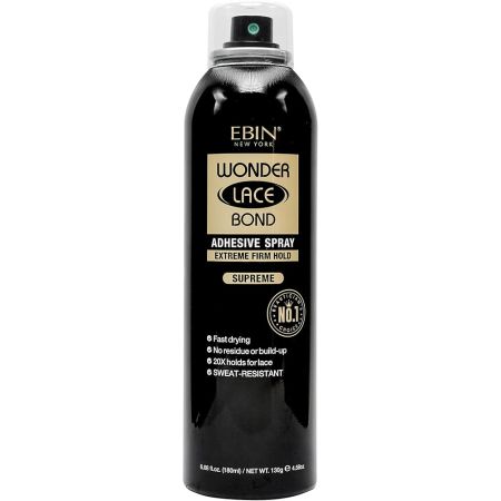 Ebin Wonder Lace Bond Spray Extreme Firm Hold Supreme 180ml