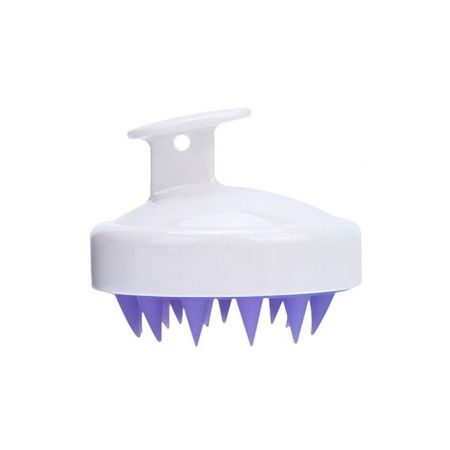 Scalp Massage Brush Small (White/Purple)