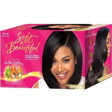 Soft & Beautiful Ultimate Protection No-Lye Creme Relaxer System regular