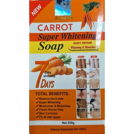 Komark Carrot Super Whitening Soap 250g