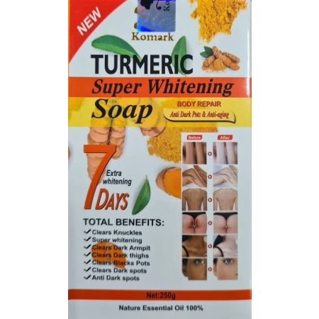 Komark Turmeric Super Whitening Soap 250g