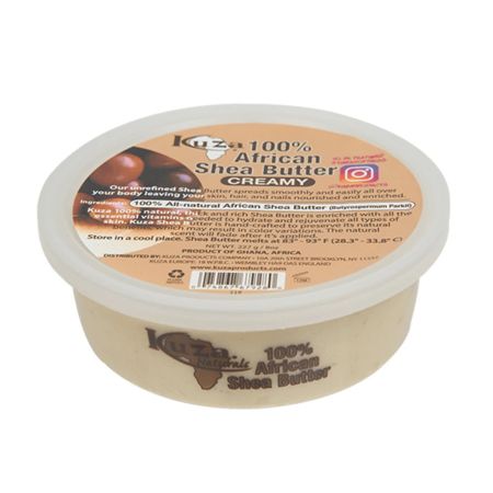 Kuza African Shea Butter Creamy White 227gr