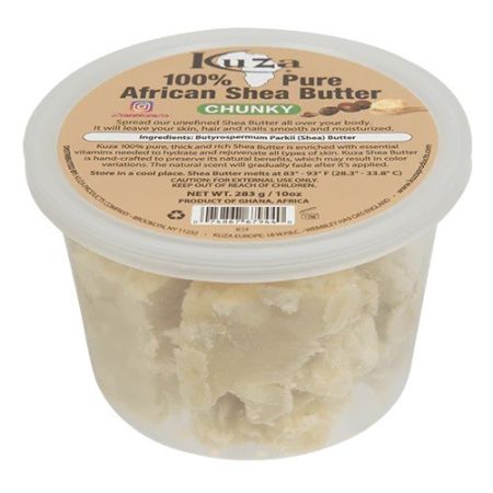 Kuza African Sheabutter White Chunky 283gr