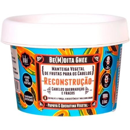 Lola Be(m)dita Ghee - Papaya and Keratin Reconstructing Mask 100ml