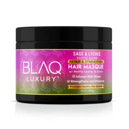 Blaq Luxury Sage & Lychee Repair And Strengthen Hair Masque 284gram