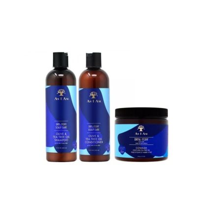 As I Am Dry and Itchy Shampoo, Conditioner & CO-Wash Set