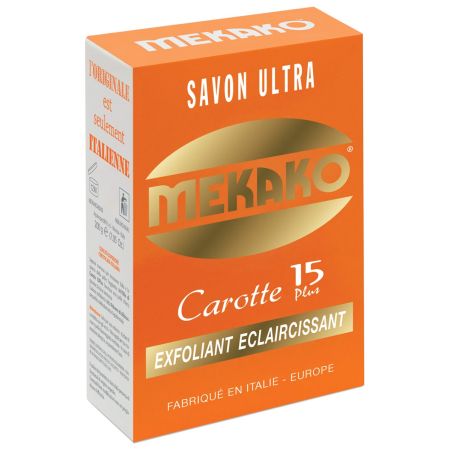 Mekako Carotte15Plus Exfoliating Lightening Soap 85gr
