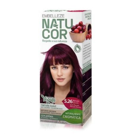 Natucor Vegan Hair Color Dark Marsala 5.26