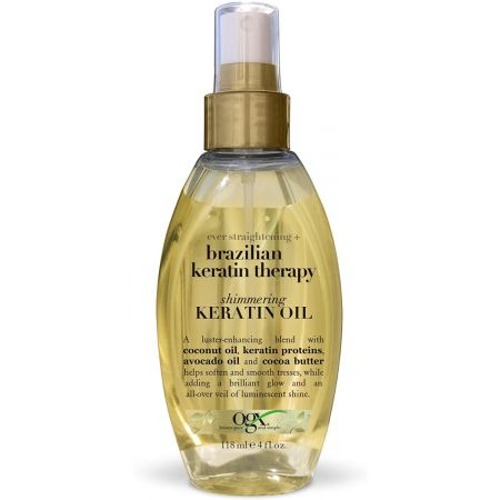 OGX Ever Straight Brazilian Keratin Therapy Shimmering Keratin Oil 118ml