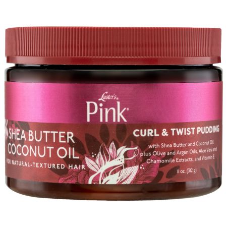 Pink Shea Butter Coconut Oil Curl & Twist Pudding 11 oz