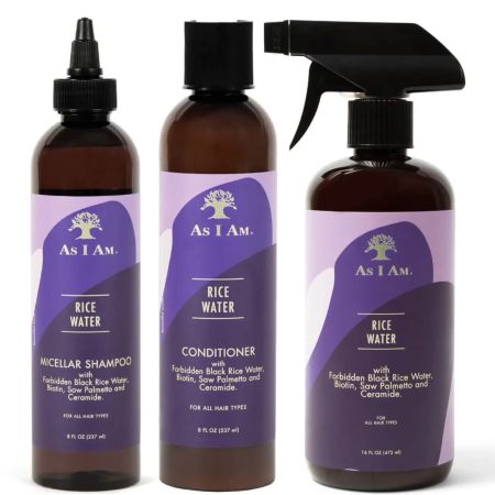 As I Am Rice Water Shampoo,conditioner & Rice Water Set