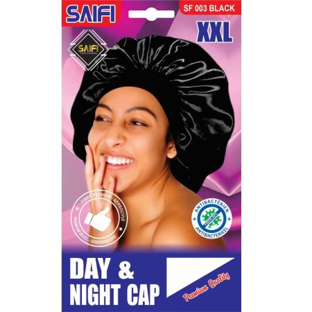 Saifi Day & Night Sleep Cap XXL Black SF031
