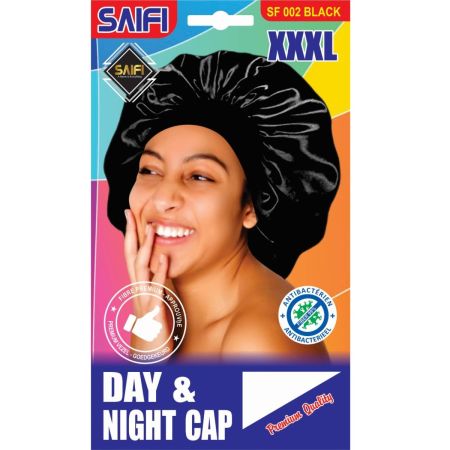 SAIFI DAY & NIGHT CAP XXXL BLACK SF 002 