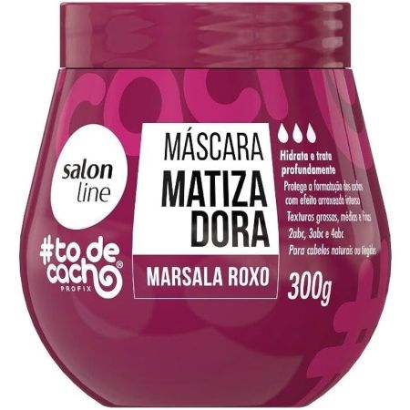 Salon Line Mascara Matizadora Purple MarsalaToning Mask 300gr