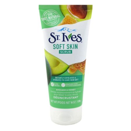 St. Ives Scrub Avocado & Honey Soft Skin 6 oz