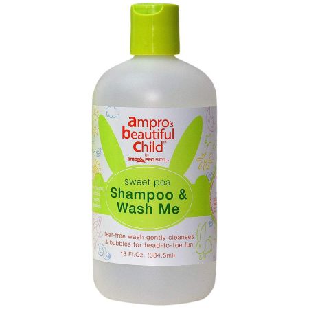 Ampro Beautiful Child Sweet Pea Shampoo & Wash Me 13 oz