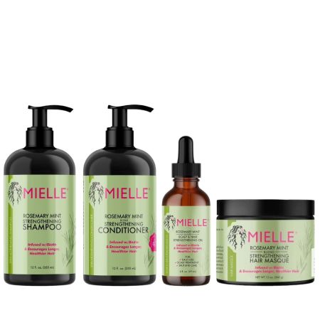 Mielle Rosemary Mint ,Shampoo,Conditioner,Oil en Masker voordeel set van 4