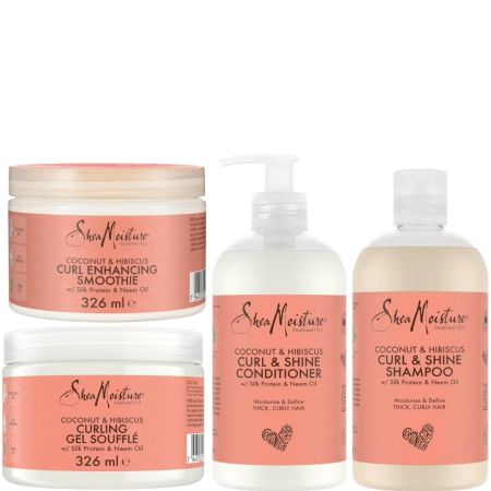 Shea Moisture Coconut & Hibiscus Voordeelbundel 3
