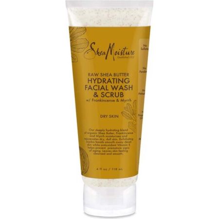 Shea Moisture Raw Shea Hydrating Facial Wash & Scrub 118ml