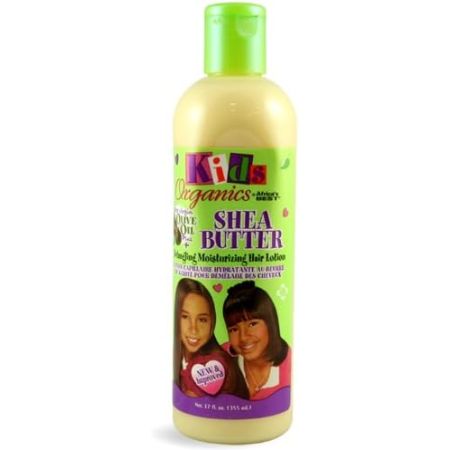 Africas Best Kids Organics Shea Butter Detangling Moisturizing Hair Lotion 12oz