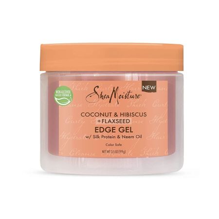 Shea Moisture Coconut & Hibiscus Flaxseed Edge Control Gel 3.5 oz