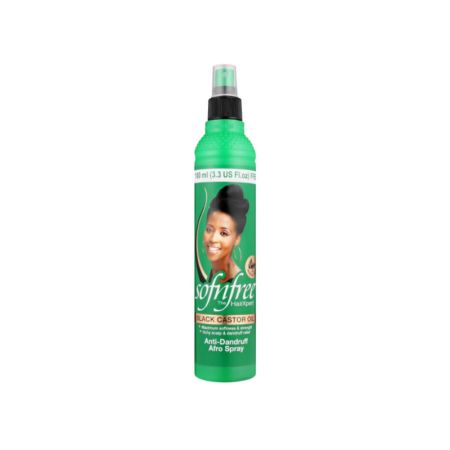 Sofn Free Black Castor Oil Anti-Dandruff Curl Afro Spray 350ml