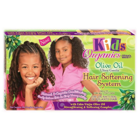 Africas Best Kids Organics Olive Oil Ultra-Gentle Hair Softening System